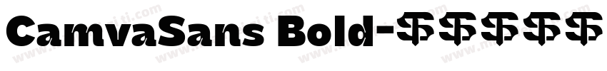 CamvaSans Bold字体转换